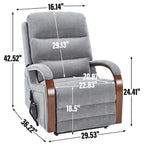 69 Corduroy Sleeper Sofa with Adjustable Backrest & Storage Pocket