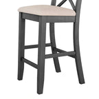 3-Piece Farmhouse Dining Set with Rectangular Table & 2 Chairs
