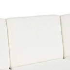 94.1 Chenille L-Shaped Futon Sofa with Adjustable Backrest & Reversible Chaise