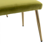 Olive Green 32.28 Tufted Accent Chair with Ottoman