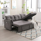 81.1 L-Shaped 3 Seater Sectional Sofa with Reversible Chaise, Storage Seats and Versatile Design