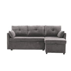 81.1 L-Shaped 3 Seater Sectional Sofa with Reversible Chaise, Storage Seats and Versatile Design