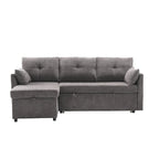 81.1 L-Shaped 3 Seater Sectional Sofa with Reversible Chaise, Storage Seats and Versatile Design