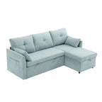 81.1 L-Shaped 3 Seater Sectional Sofa with Reversible Chaise, Storage Seats and Versatile Design