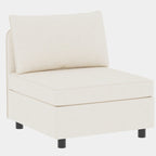 Beige 129 Convertible 8-Seater Modular Sofa with Storage