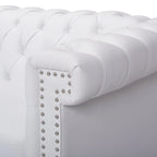 Chesterfield 3-seater Sofa with Button Tufting and Nailheads