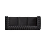 Chesterfield 3-seater Sofa with Button Tufting and Nailheads