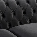 Chesterfield 3-seater Sofa with Button Tufting and Nailheads