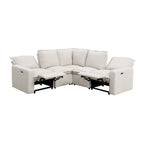 89.76 L-Shaped 5-Seater Sofa with Recliner