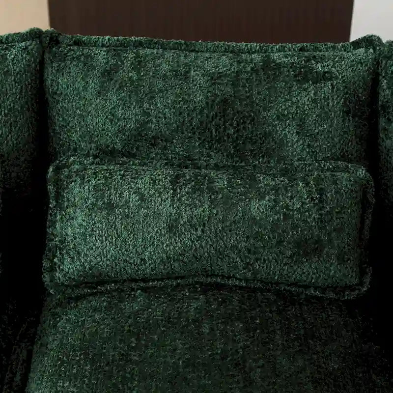 110.63 Modern U-Shaped Chenille 4 Seater Sectional Sofa with Double Cushions, 2 Chaise and High-Density Foam