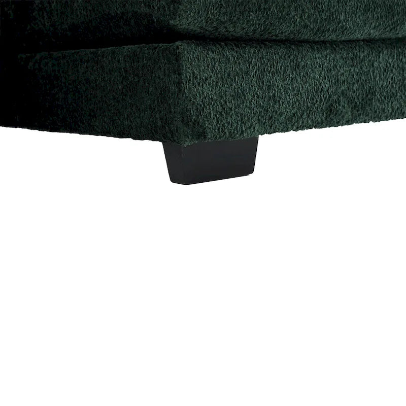 110.63 Modern U-Shaped Chenille 4 Seater Sectional Sofa with Double Cushions, 2 Chaise and High-Density Foam