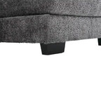 110.63 Modern U-Shaped Chenille 4 Seater Sectional Sofa with Double Cushions, 2 Chaise and High-Density Foam