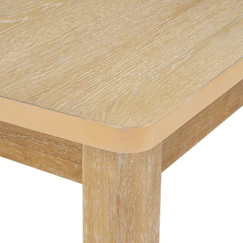 7-Piece Wooden Dining Table Set with Extendable Table & 6 Chairs