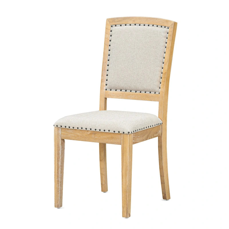 7-Piece Wooden Dining Table Set with Extendable Table & 6 Chairs