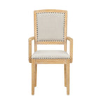 7-Piece Wooden Dining Table Set with Extendable Table & 6 Chairs