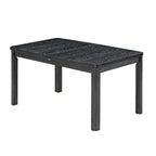 7-Piece Wooden Dining Table Set with Extendable Table & 6 Chairs