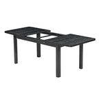 7-Piece Wooden Dining Table Set with Extendable Table & 6 Chairs