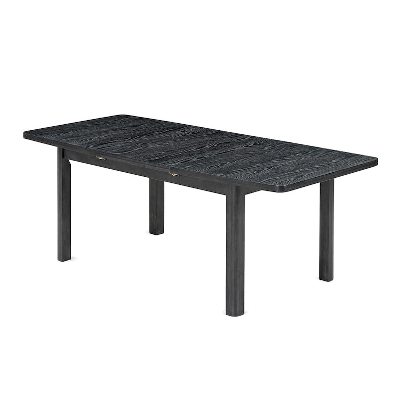 7-Piece Wooden Dining Table Set with Extendable Table & 6 Chairs