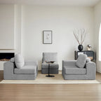 108 Foam Modular Sofa Bed with Memory Foam & Spring Base