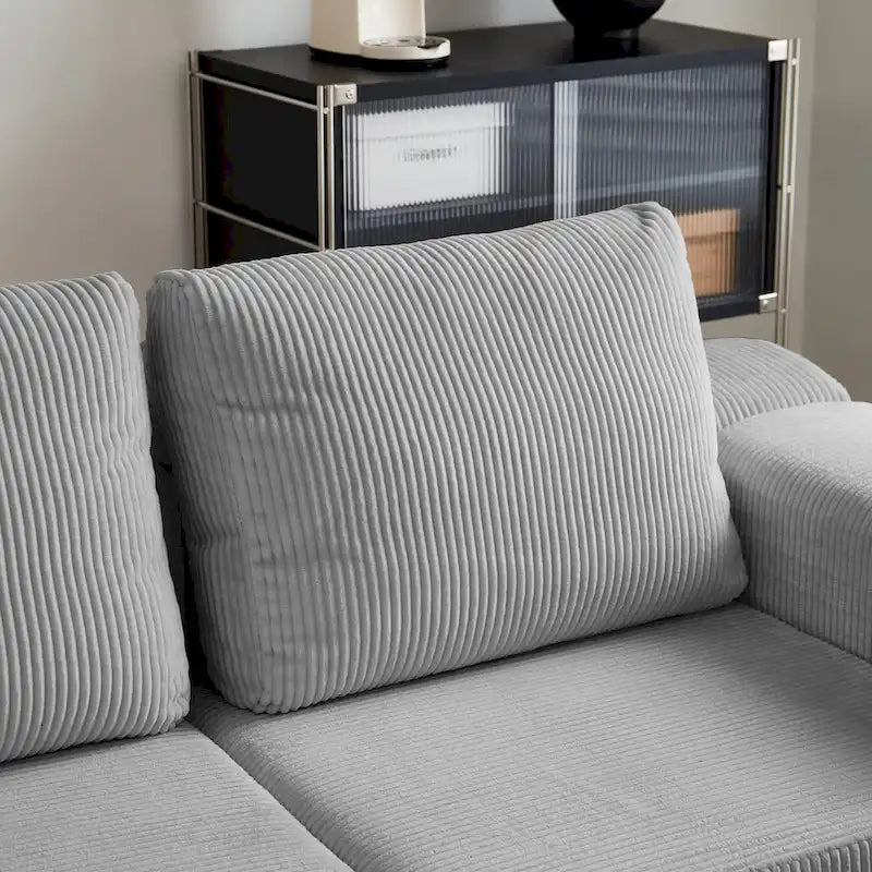 108 Foam Modular Sofa Bed with Memory Foam & Spring Base
