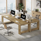 86.6 Inch Extra Long Desk Witing Table Large Desk Workstation Desk