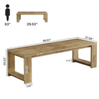86.6 Inch Extra Long Desk Witing Table Large Desk Workstation Desk