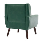 PU Leather Accent Chair Living Room Upholstered Armchair