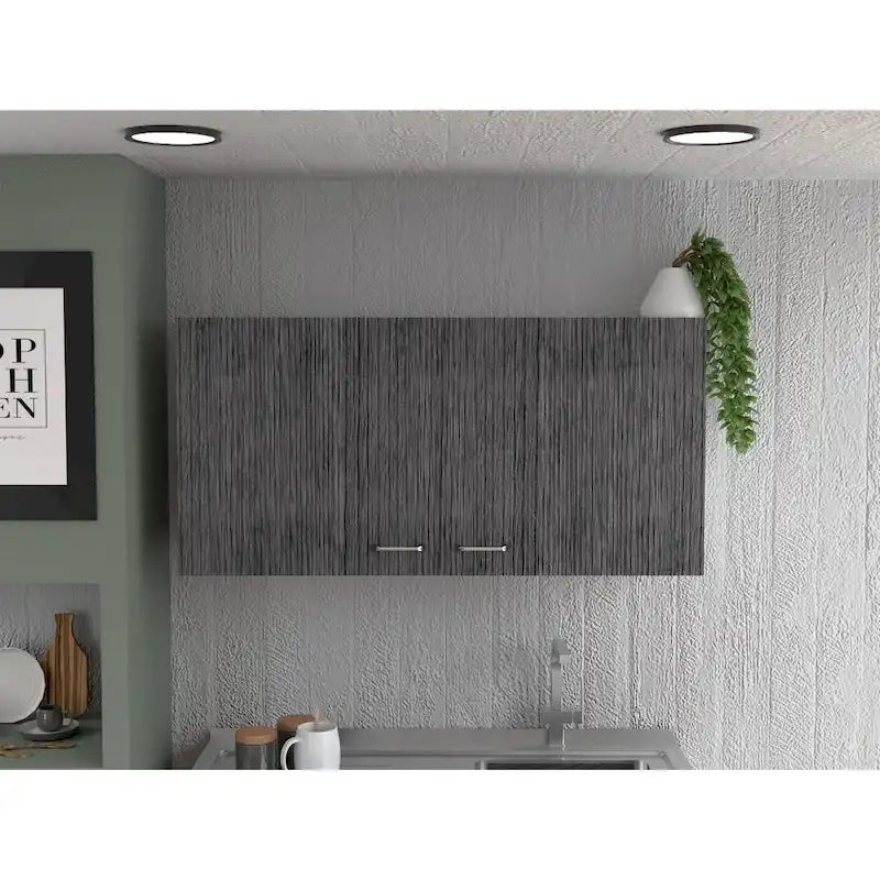 TUHOME Napoles Double Door Wall-Mounted Storage Cabinet - N/A