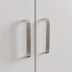 2-Door Wardrobe Armoires Freestanding Bedroom Armoire with Hanging Rod