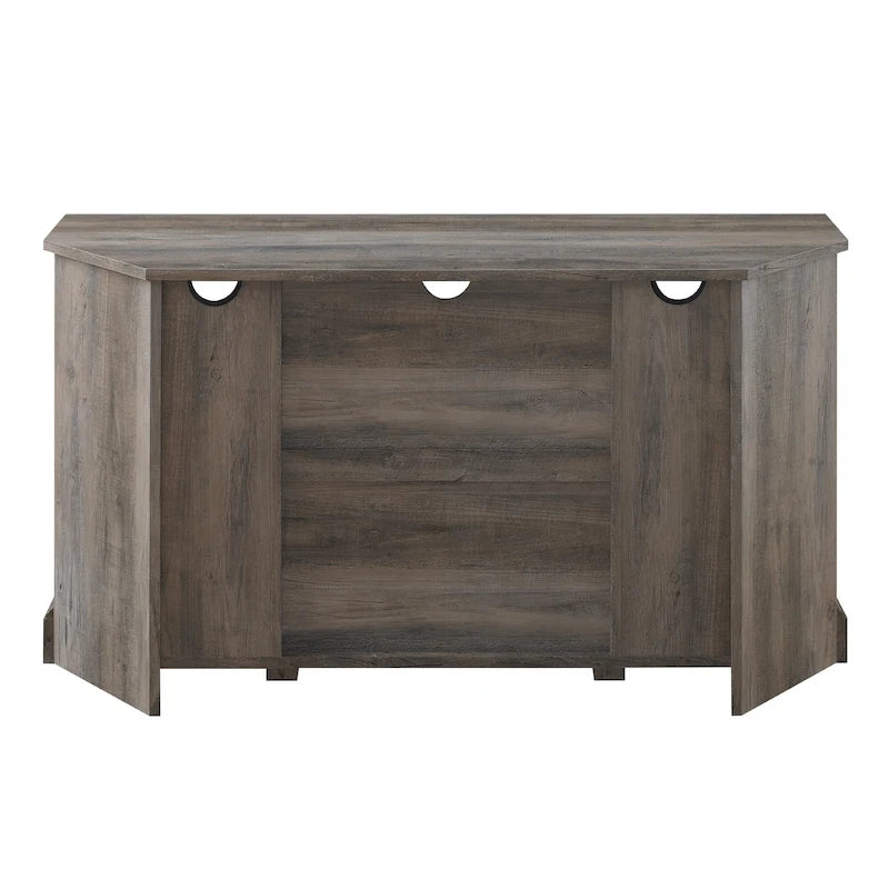 Middlebrook 52-inch Sliding Barn Door Corner TV Stand