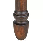 Lifestorey Set of 2 Grafton 30" Bar Height Barstool Charcoal Gray: Rustic-Brown Finish, Nailhead Trim