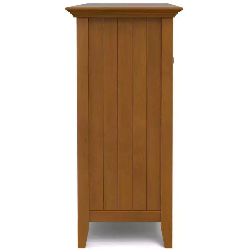 Freemont Sideboard Buffet with Storage, Adjustable Shelves & Bronze Knobs - WyndenHall: Holds 12 Bottles, Solid Wood