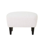 Christopher Knight Home Hartshorn Boucle Upholstered Club Chair and Ottoman Set Almond/Matte Black