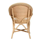 bali & pari Ratu Rattan Accent Chair: Handcrafted, Bohemian Design, No Assembly Required