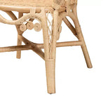 bali & pari Ratu Rattan Accent Chair: Handcrafted, Bohemian Design, No Assembly Required