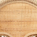 bali & pari Ratu Rattan Accent Chair: Handcrafted, Bohemian Design, No Assembly Required