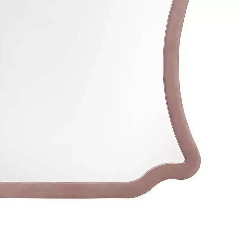 Acme Furniture Salonia Dresser Mirror Pink Velvet