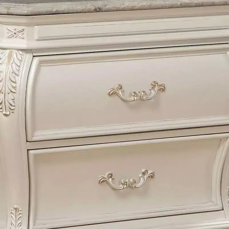 30" Chantelle Nightstand Pearl White - Acme Furniture