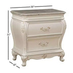 30" Chantelle Nightstand Pearl White - Acme Furniture