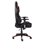 Brassex 52" Lucas Gaming Chair Black/Red