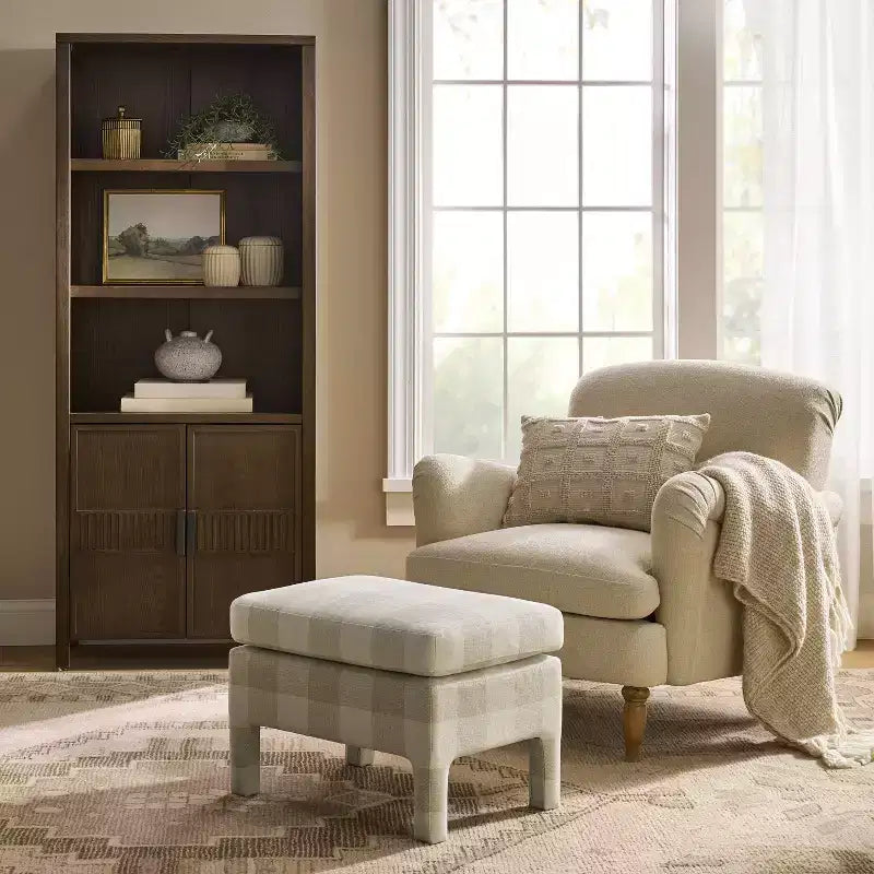 68.25" Dosinia Bookshelf Brown - Threshold™ designed with Studio McGee