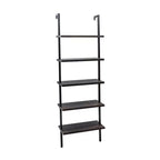 72.5" Nathan James Set of 2 Theo Bookshelf Black