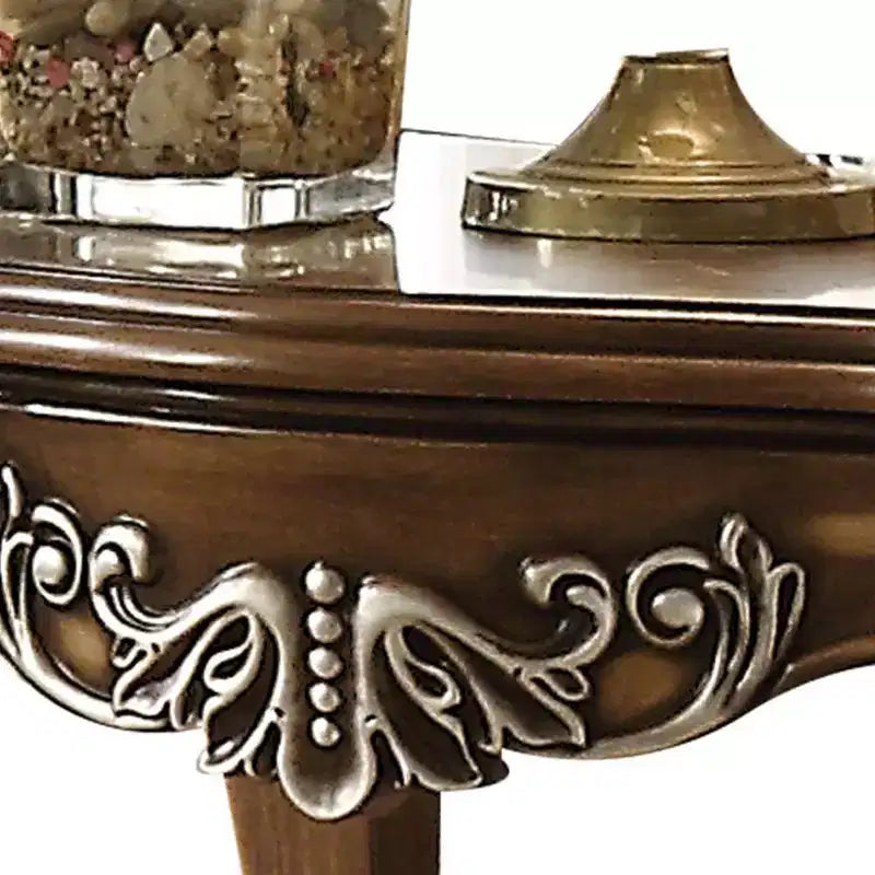 Acme Furniture Latisha Accent Table Antique Oak