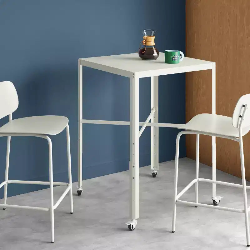Adjustable Bistro Dorm Table Off-White - Room Essentials