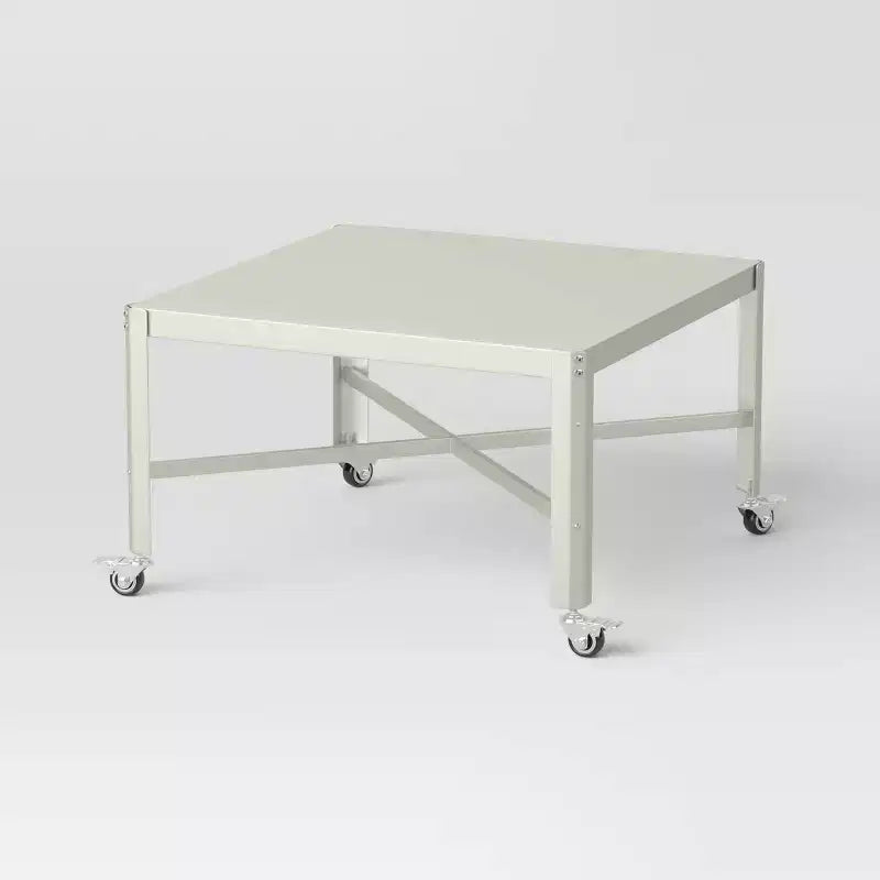 Adjustable Bistro Dorm Table Off-White - Room Essentials
