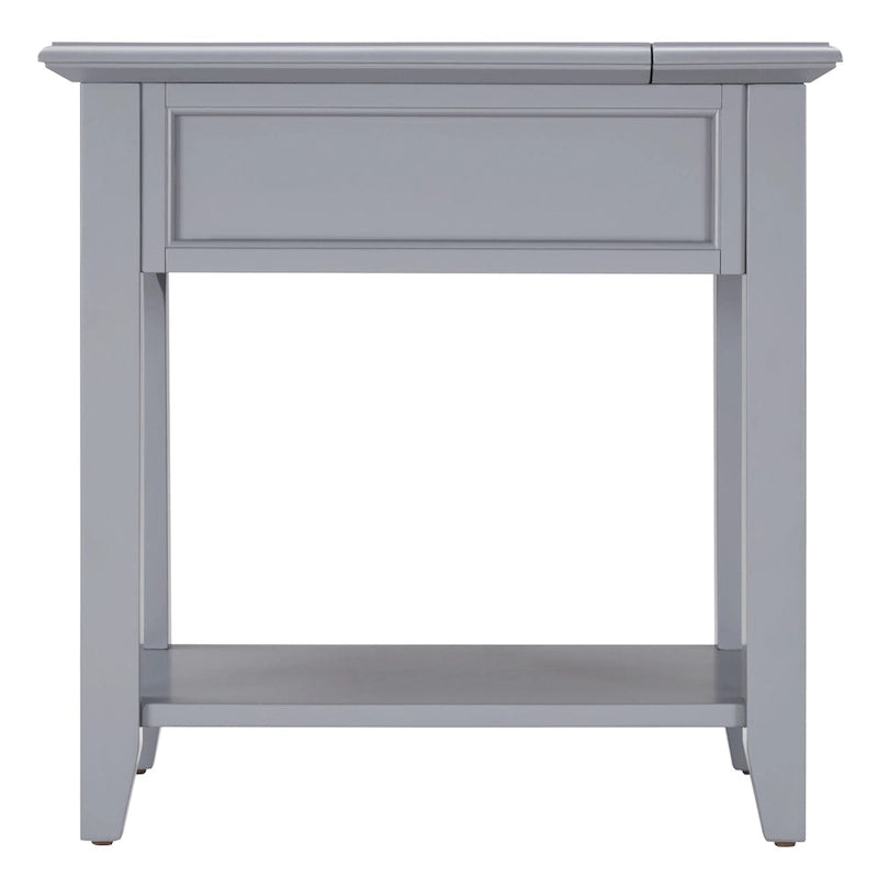 Zayden 1-drawer Side Table with Charging Station by iNSPIRE Q Bold