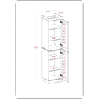 100% Solid Wood 16.5 Bathroom Cabinet with Optional Doors by Palace Imports