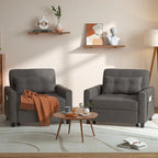 3-in-1 Adjustable Sleeper Sofa Bed, Pull Out Chair Sofa, Convertible Folding Bed for Living Room