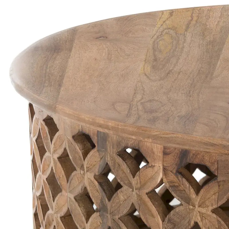 SAFAVIEH Antkea Round Coffee Table - 35 L x 35 D x 16 H - 35Wx35Dx16H