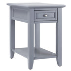 Zayden 1-drawer Side Table with Charging Station by iNSPIRE Q Bold